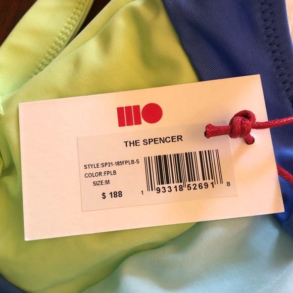 Solid and Striped, Spencer, color-blocked one piece. Medium NWT. - Picture 2 of 10